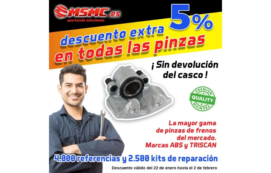 Dto. pinzas de freno